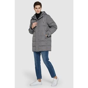 Orolay Mid-Length Warm Hooded Puffer Down Jacket SZ 2XL